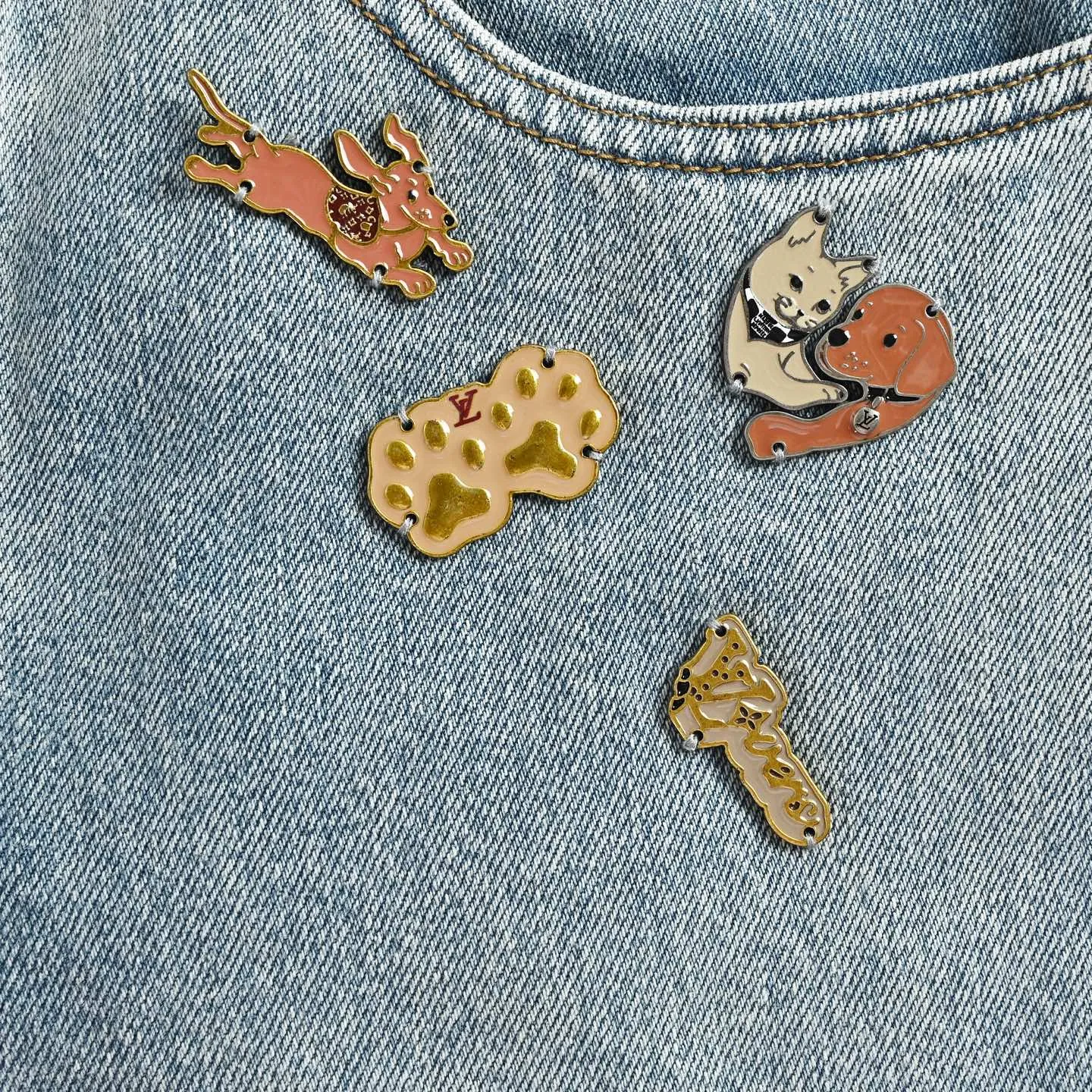 Louis Vuitton/Louis Vuitton hardware leather skateboard jeans